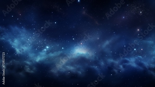 A digital background design inspired by the cosmos, showcasing the beauty of stars, galaxies, and celestial wonders, simulating the quality of an HD image, © fajar