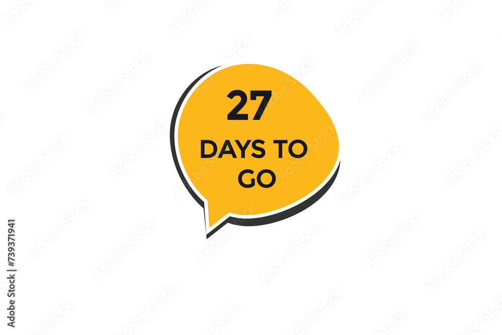 27 days to go countdown to go one time, background template,27 days to go, countdown sticker left banner business,sale, label button, 27 days to go countdown to go one time, background template,27 days to go, countdown sticker left banner business,sale, label button,