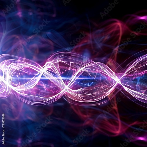 Generating pulsating waves of energy photo