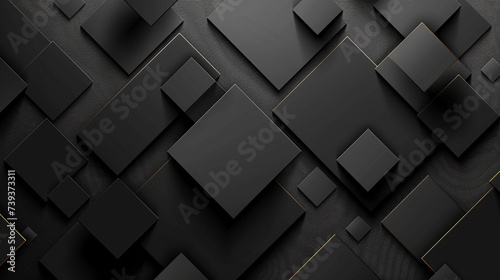 Jet black colors abstract shape background presentation design. PowerPoint and Business background.