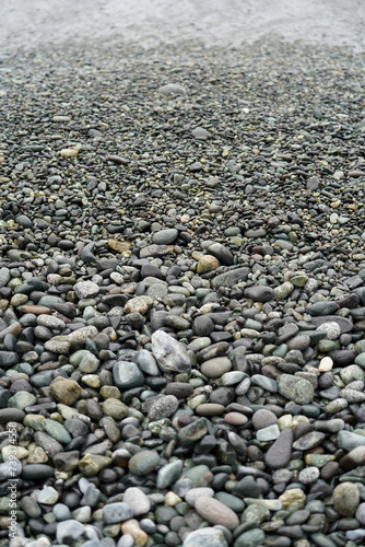 小田原 御幸の浜 砂浜 浜辺の小石