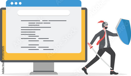 cyber security, Data protection metaphors set. Database, cyber security, control, protection of computer services and electronic information colorful icons pack. Vector isolated concept illustrations
