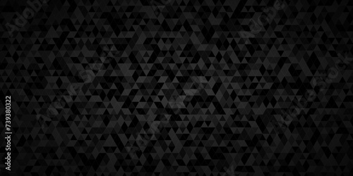 Modern geometric carve cube vector seamless technology black and gray angular background. Abstract geometric pattern gray Polygon Mosaic triangle Background, business and corporate background.