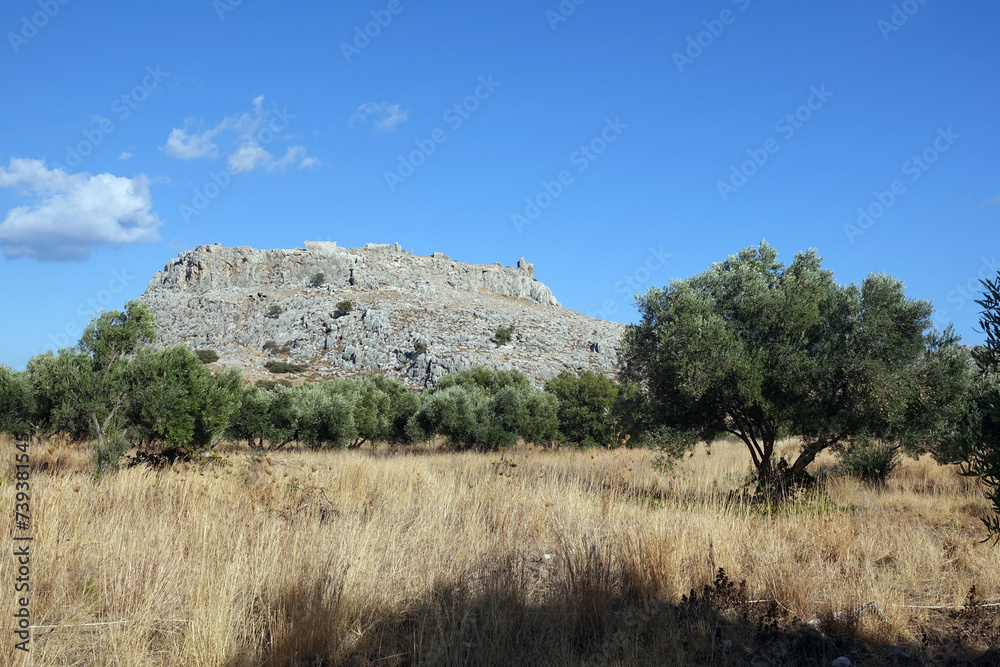 Festung Feraklos bei Charaki auf Rhodos Festung Feraklos bei Charaki auf Rhodos
