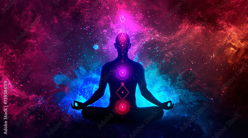 Nebula Meditation: Chakra Activation amidst the Stars Nebula Meditation: Chakra Activation amidst the Stars