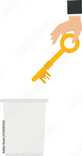 Garbage waste and trash, Waste management or Recycling, Environment Sanitation concept,
