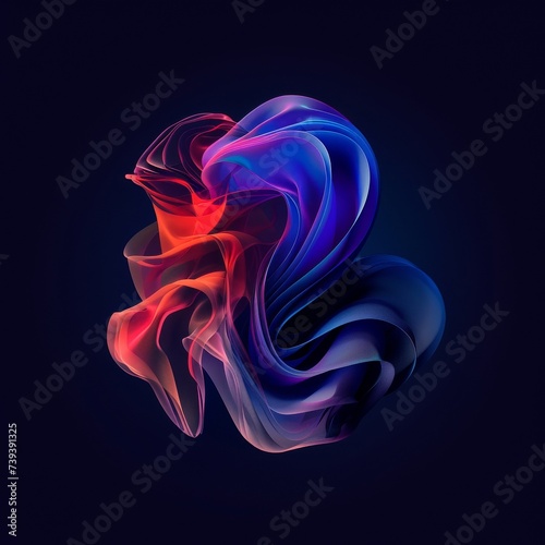 Abstract shapes morphing and transforming before your eyes
