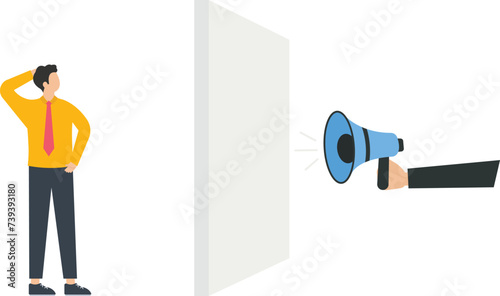 Communication Trouble and Misunderstanding confusion, Lack of clarity or mixed messages concept,
