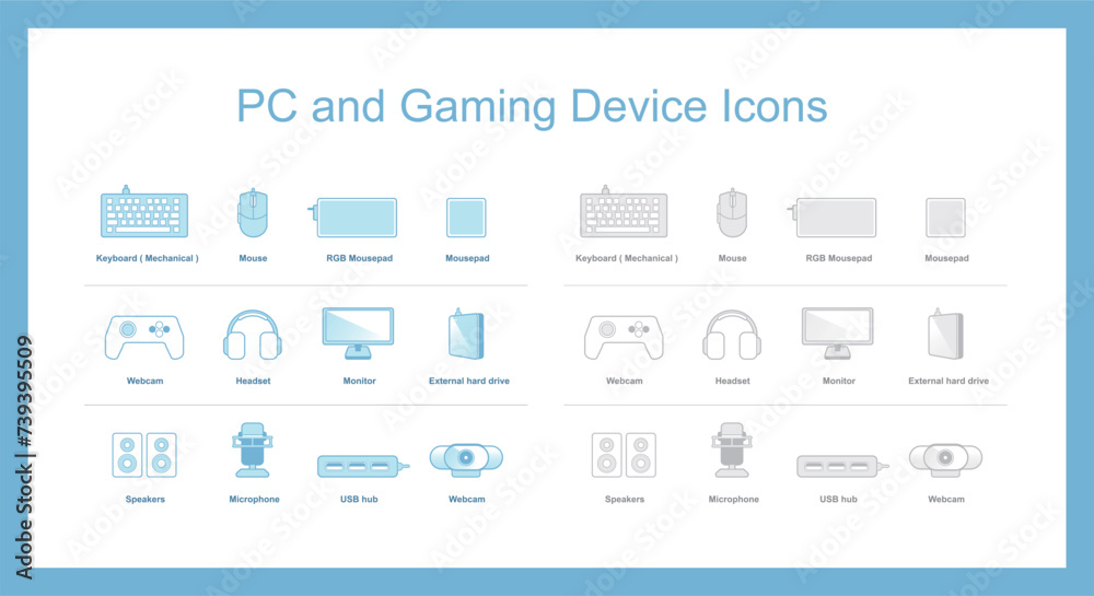 PC and Gaming Device Icons PC and Gaming Device Icons
