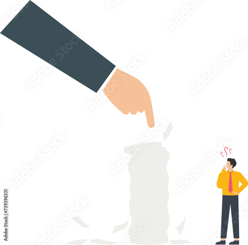 Overworked and physical stress, Stress or mental fatigue, Heavy workload or burnout concept, 

