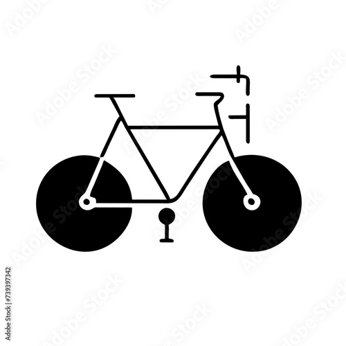 Bike Icon: A Simple and Recognizable Symbol of Cycling.