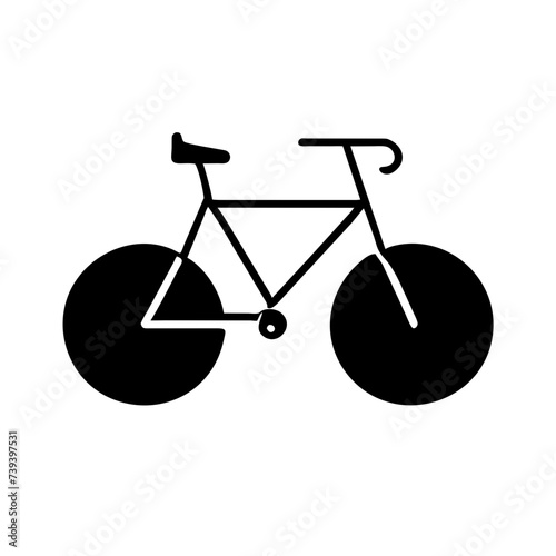 Bike Icon: A Simple and Recognizable Symbol of Cycling.