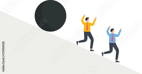 Escaping and freedom, Rescue or Breakout, Flight Hiding and trap stealth concept,

