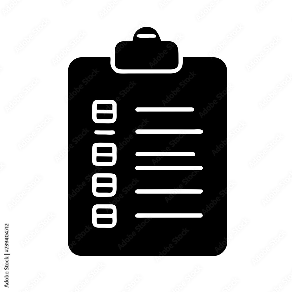 Clipboard Icon: Representation of a Checklist, Checkmarks. Quality Check Line Sign, Support Checklists. Clipboard Icon: Representation of a Checklist, Checkmarks. Quality Check Line Sign, Support Checklists.