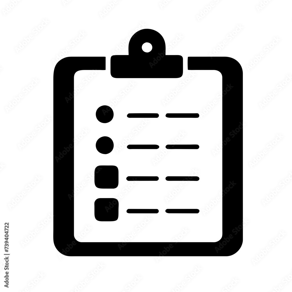 Clipboard Icon: Representation of a Checklist, Checkmarks. Quality Check Line Sign, Support Checklists. Clipboard Icon: Representation of a Checklist, Checkmarks. Quality Check Line Sign, Support Checklists.