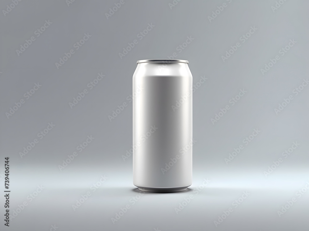A dummy empty soft drink can, mock-up.