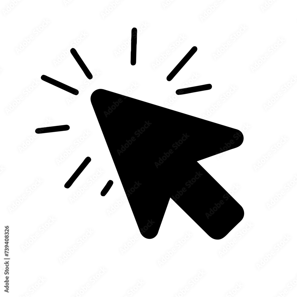 Mouse Click Cursor: Icon Representing User Interaction and Navigation.
Mouse Click Cursor: Icon Representing User Interaction and Navigation.