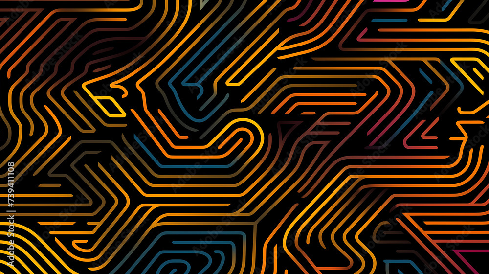 Aerial view of maze, abstract maze for background Aerial view of maze, abstract maze for background