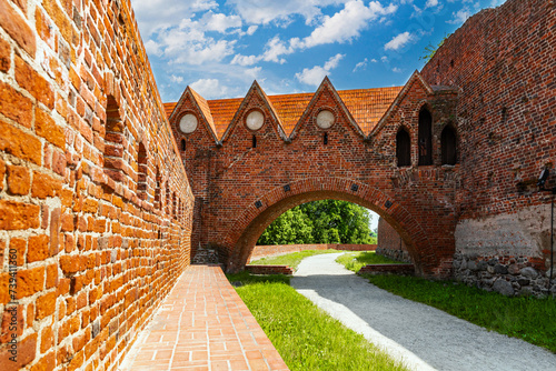 Ancient ruined Teutonic castle in Torun	
