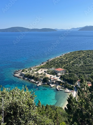 Petite crique en croatie