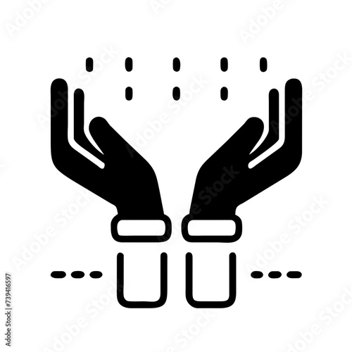Vector Illustration: Embracing Freedom with Hands Held High