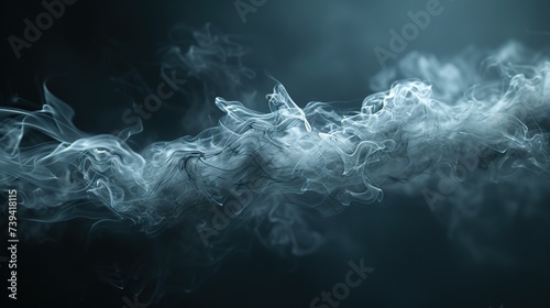 Abstract background smoke. Dark background white smoke.