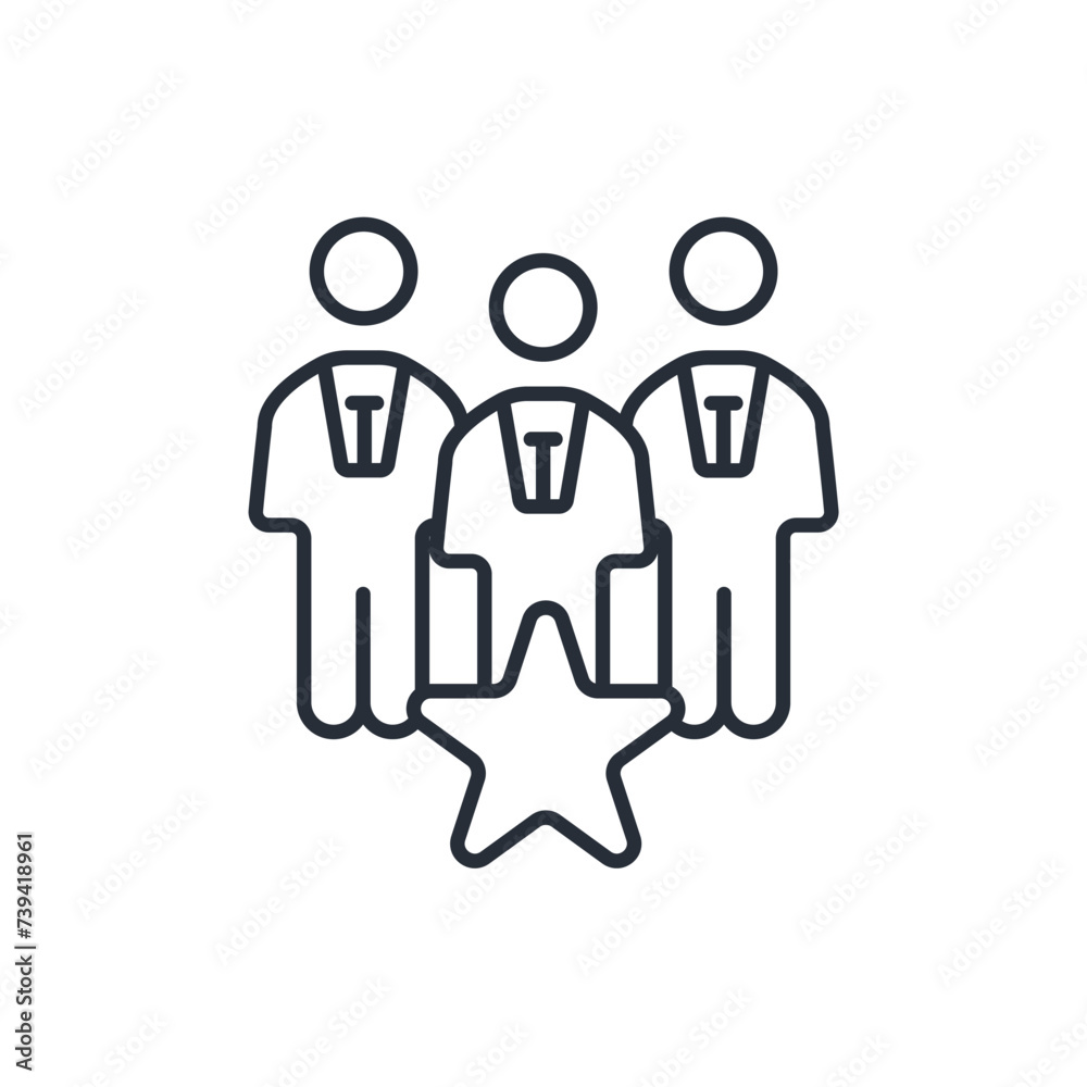 team icon. vector.Editable stroke.linear style sign for use web design,logo.Symbol illustration. team icon. vector.Editable stroke.linear style sign for use web design,logo.Symbol illustration.