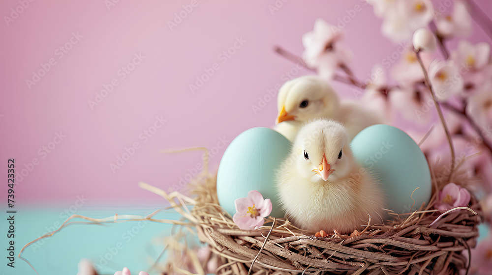 Happy Easter holiday background, easter egg, bunny, tulip, Easter border frame banner decoration Happy Easter holiday background, easter egg, bunny, tulip, Easter border frame banner decoration