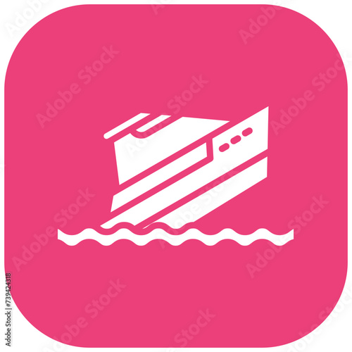 Boat Sink Icon
