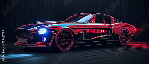 car, golden car, neon car, white car, black car, sports car wallpaper concept, new car launch, car, dark, sport, ai generated