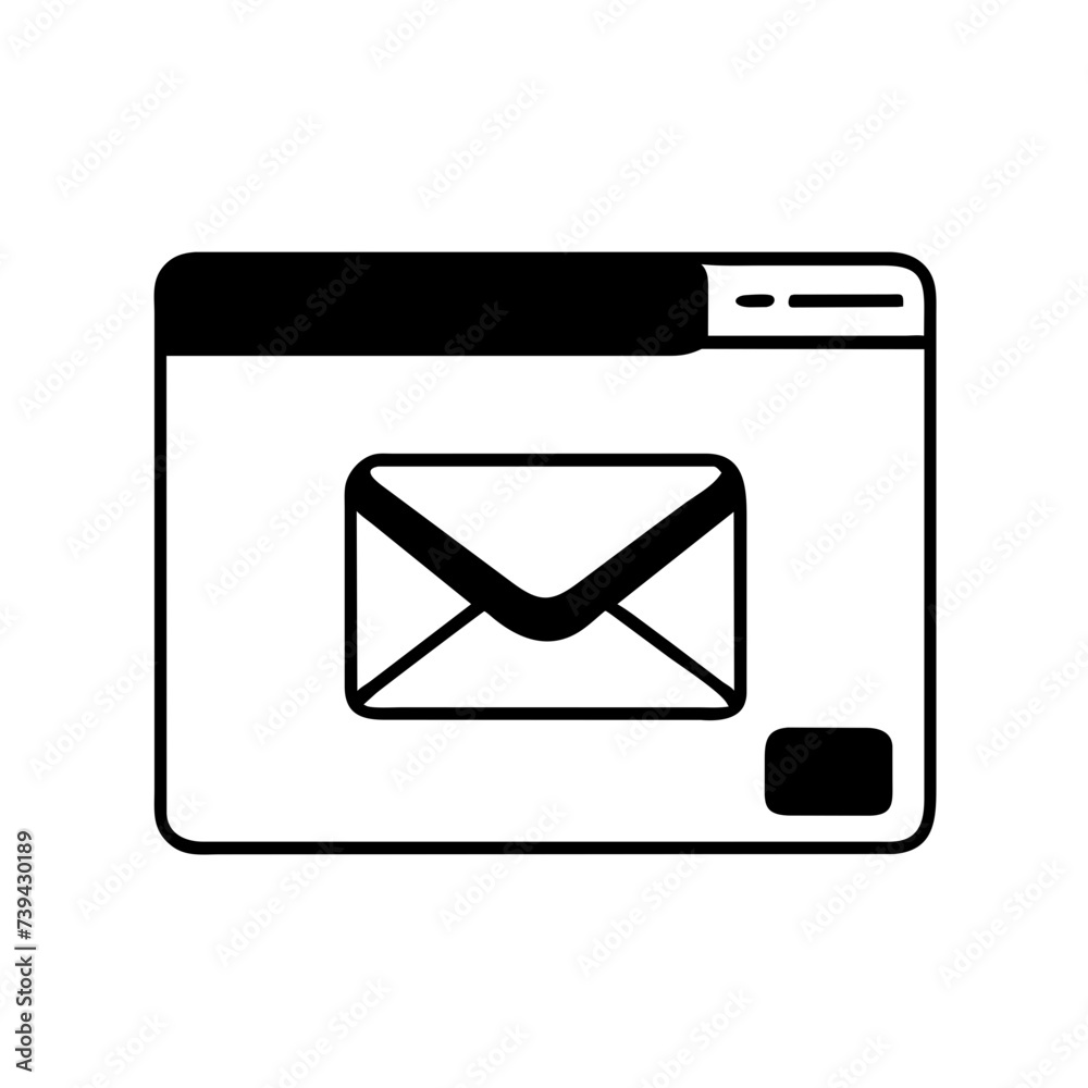 Mail icon for web, computer and mobile app. Envelope icon
Mail icon for web, computer and mobile app. Envelope icon