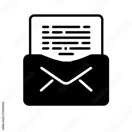 Mail icon for web, computer and mobile app. Envelope icon
