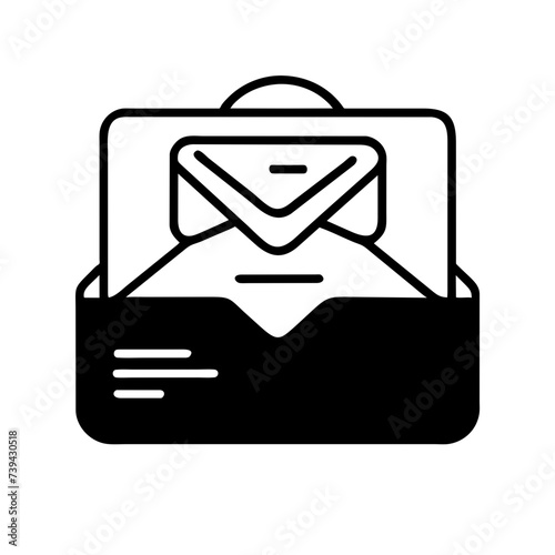 Mail icon for web, computer and mobile app. Envelope icon
