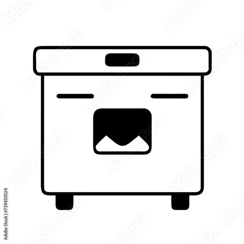 Mail icon for web, computer and mobile app. Envelope icon
