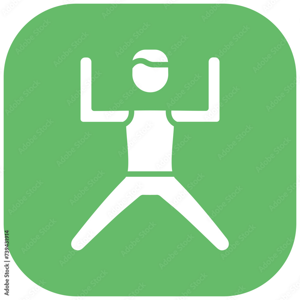 Person Exercising Icon Person Exercising Icon