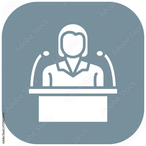 Woman Speech Icon
