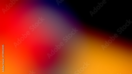 Retro abstract soft poster background  vibrant color wave  noise texture cover header design. 