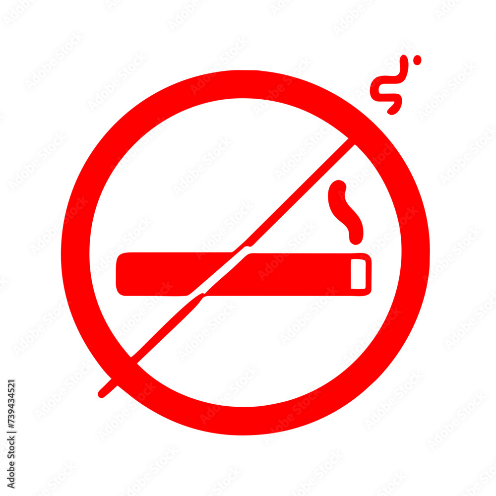 No Smoking Icon: Promoting a Smoke-Free Environment No Smoking Icon: Promoting a Smoke-Free Environment