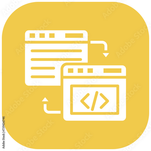 Code Refactoring Icon