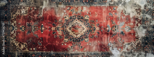 Antique Persian rug photo
