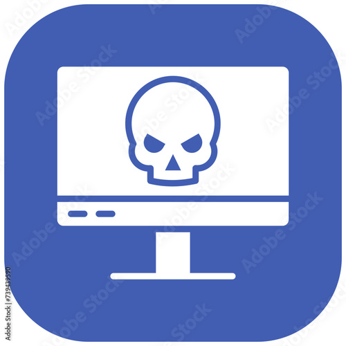 Computer Hacked Icon