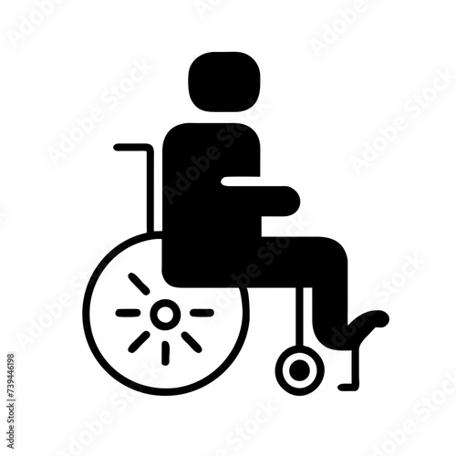 Wheelchair Access Icon, Wheelchair Icon, Handicapped icon