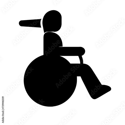 Wheelchair Access Icon, Wheelchair Icon, Handicapped icon