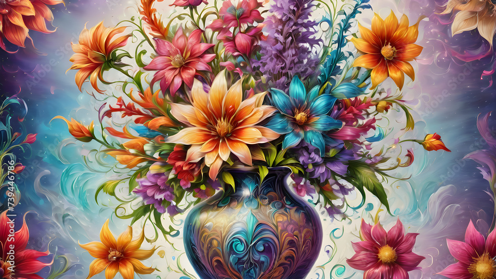 flowers in vase