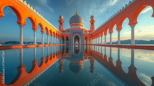 Great Mosque in Abu Dhabi photo