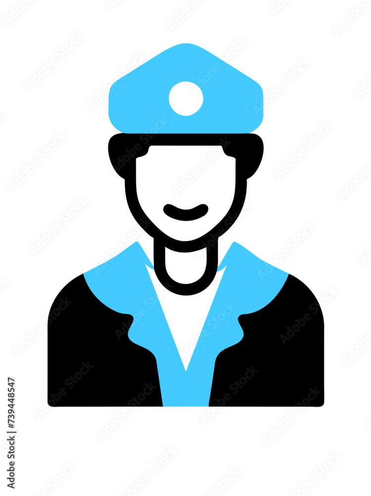 Vector Avatar Profile Icon: Silhouette of a Head for Profile Representation, avatar icon, avatar.
