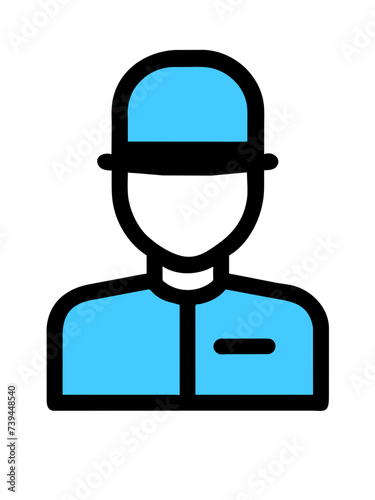 Vector Avatar Profile Icon: Silhouette of a Head for Profile Representation, avatar icon, avatar. 