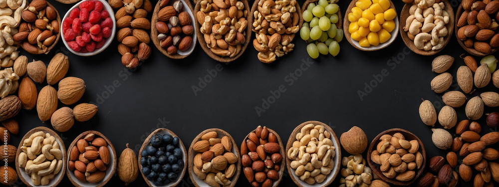 Various nuts close-up. Health or store concept. Various nuts close-up. Health or store concept.