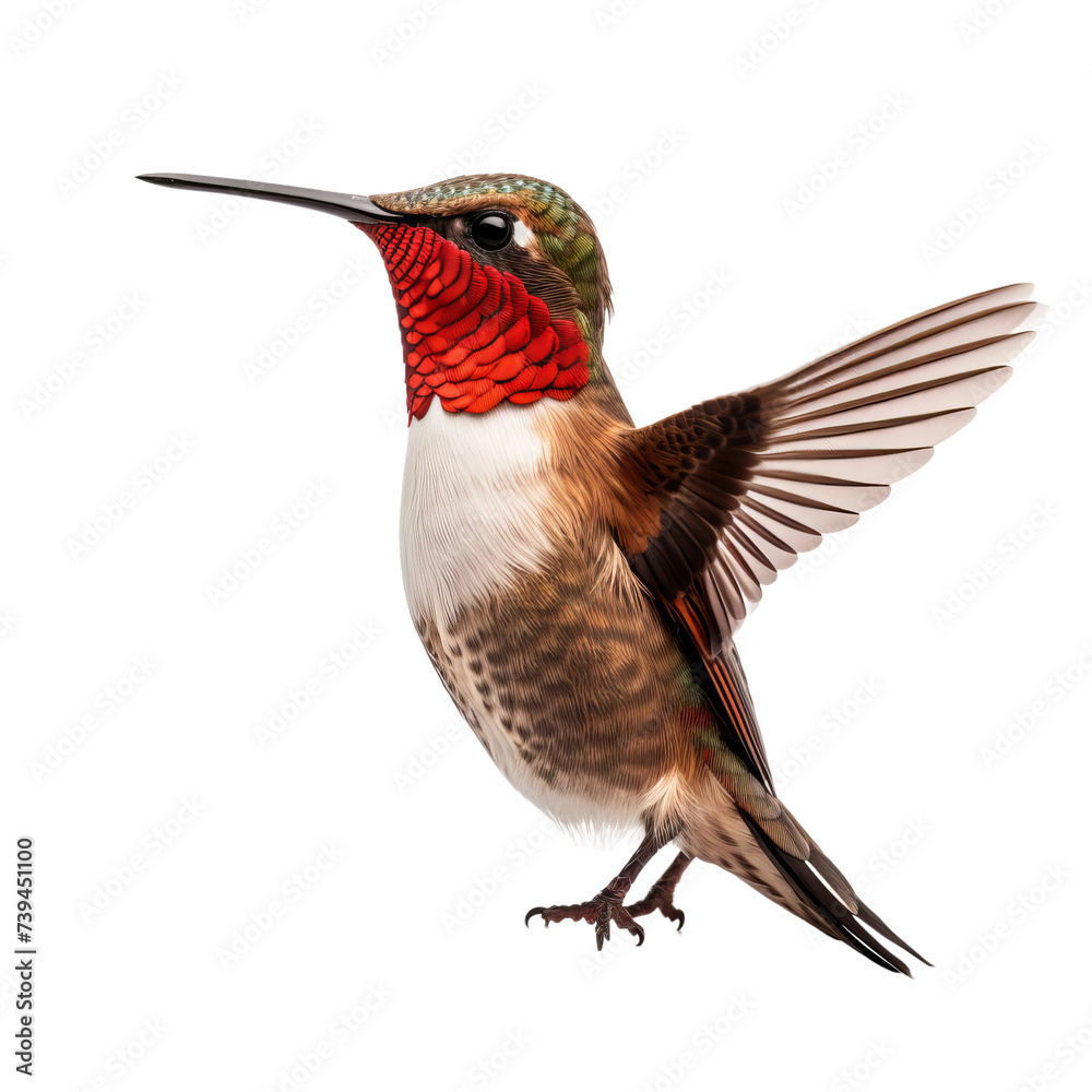Fototapeta premium hummingbird isolated on white