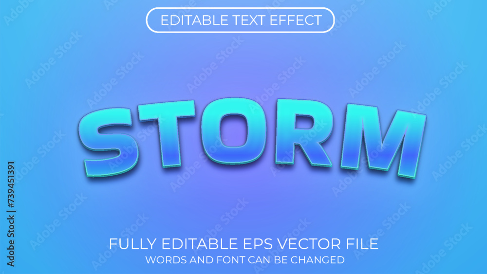Storm editable text effect. Editable text style effect Storm editable text effect. Editable text style effect